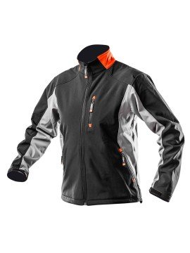 Darbinė striukė M/50 (81-550-M) - NEO softshell švarkas/striukė, atsparus vandeniui ir vėjui, pasižymintis pagrindiniu pralaidumu orui.