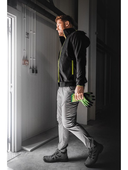 „Mix&Match“ softshell striukė, juoda ir geltona, dydis S
