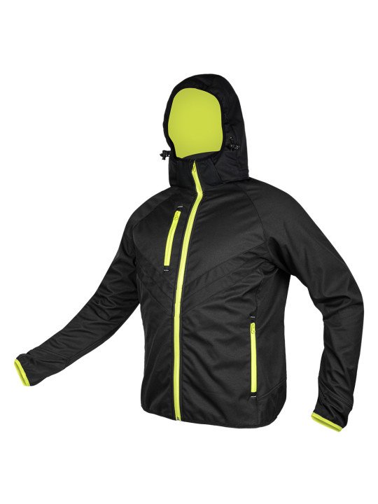 „Mix&Match“ softshell striukė, juoda ir geltona, dydis S