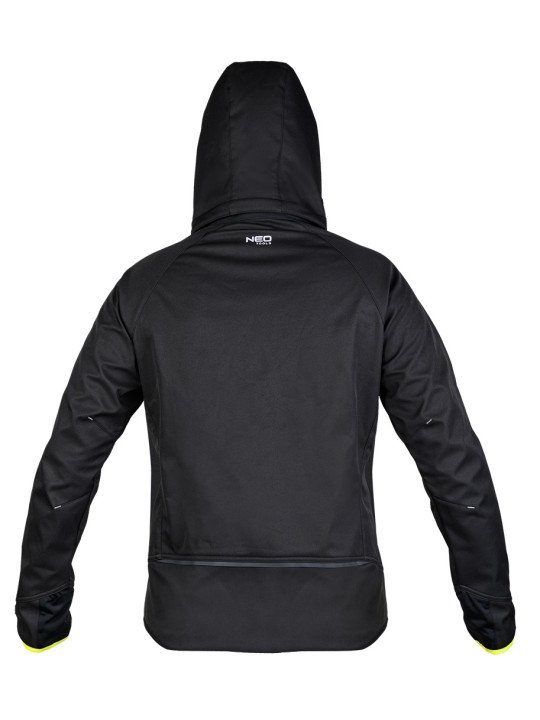 „Mix&Match“ softshell striukė, juoda ir geltona, dydis S