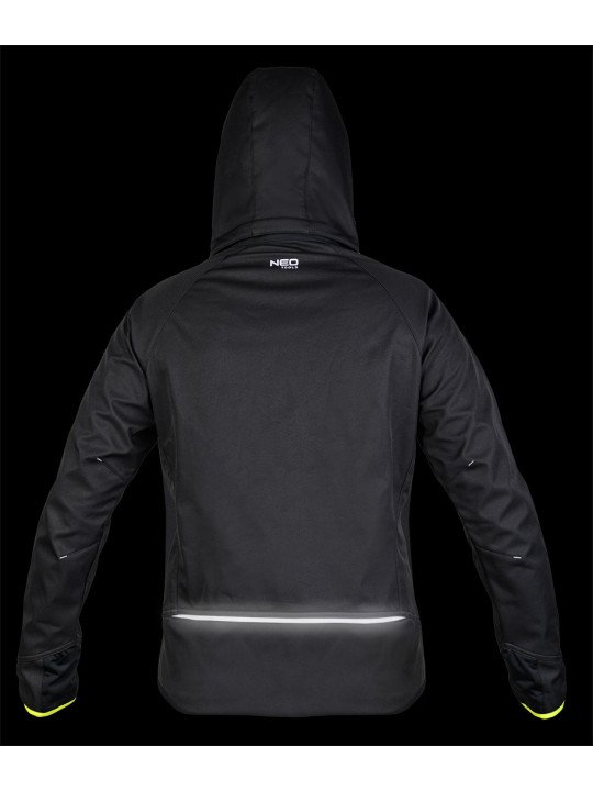 „Mix&Match“ softshell striukė, juoda ir geltona, dydžiai S-XXXL