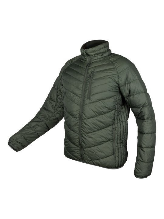 „Mix&Match“ striukė, dygsniuota, pūkinė, lengva, alyvuogių juodos spalvos, dydžiai S-XXXL
