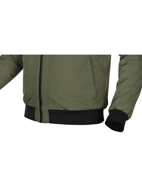 Izoliuota striukė su gobtuvu OUTDOOR, žalia, M dydis