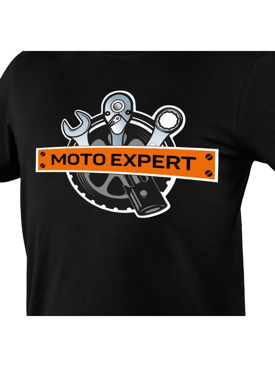 Marginti marškinėliai, MOTO Expert, XXL dydis