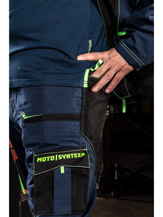 Polo marškinėliai Motosynteza, 100% medvilnė, M dydis
