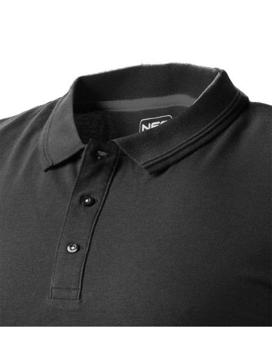 Polo marškinėliai DENIM, juodi, L dydis