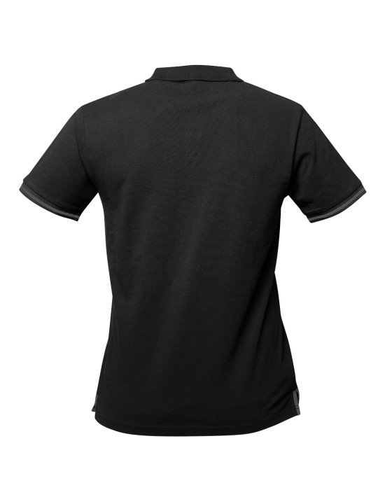 Polo marškinėliai DENIM, juodi, XL dydis