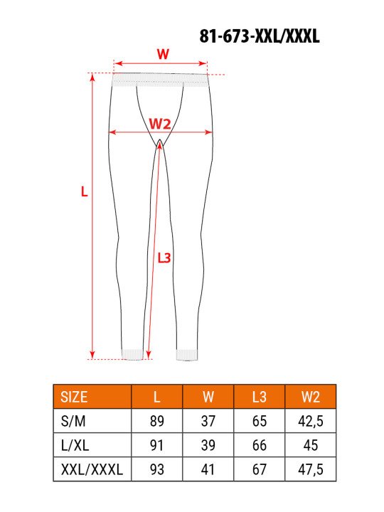 Termo kelnės CARBON, XXL/XXXL dydis