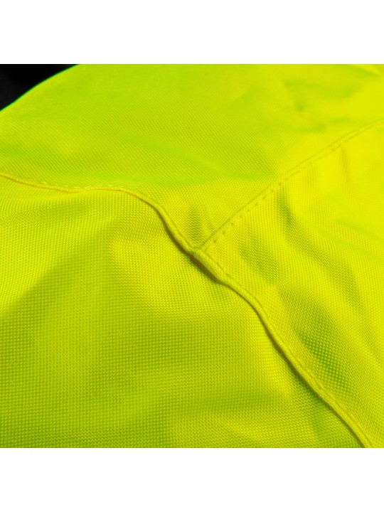 Didelio matomumo darbinė striukė, apšiltinta, geltona, dydis XXXL