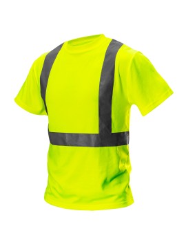 Didelio matomumo marškinėliai, geltonos spalvos, dydis L - NEO gerai matomi darbiniai marškinėliai (nuorodos Nr.Didelio matomumo marškinėliai, geltonos spalvos, dydis L (81-732-L) - NEO gerai matomi darbiniai marškinėliai (nuorodos Nr.