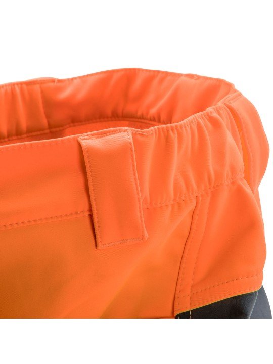 Didelio matomumo darbinės kelnės, šiltos oranžinės spalvos, dydis L
