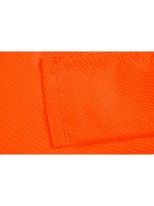 Didelio matomumo darbinės kelnės, atsparios vandeniui, oranžinės spalvos, dydis XXXL