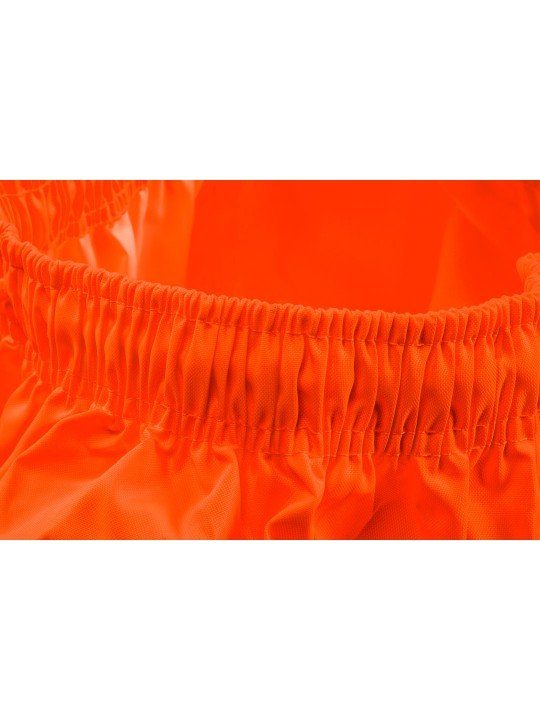 Didelio matomumo darbinės kelnės, atsparios vandeniui, oranžinės spalvos