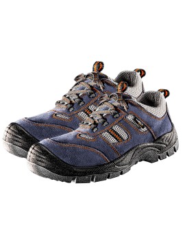Darbiniai batai odiniai - zomšiniai, dydis 40, CE - NEO darbo batai užtikrina pagrindinę apsaugą darbe.