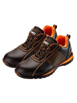 Darbiniai batai Odiniai S1, plienu apsaugotas priekis, dydis 42 - NEO darbo batai užtikrina pagrindinę apsaugą darbe.Darbiniai batai Odiniai S1, plienu apsaugotas priekis, dydis 42 (82-103) - NEO darbo batai užtikrina pagrindinę apsaugą darbe.