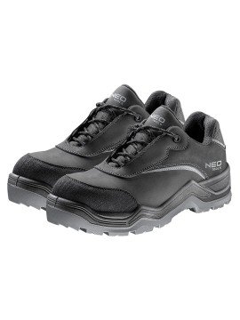 Darbo batai S3 SRC, nubukas, dydis 40, CE (82-150-40) - Darbo batai S3 SRC, be metalinių dalių, nubukas, padidintas atsparumas vandens prasiskverbimui ir sugėrimui, šviesą atspindinčios detalės, neslystantis padas su smūgius sugeriančia sistema, atsparuma