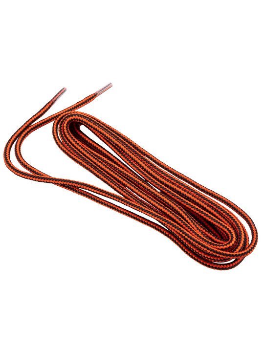 Darbo batų raišteliai 120cm, oranžinės ir juodos spalvos