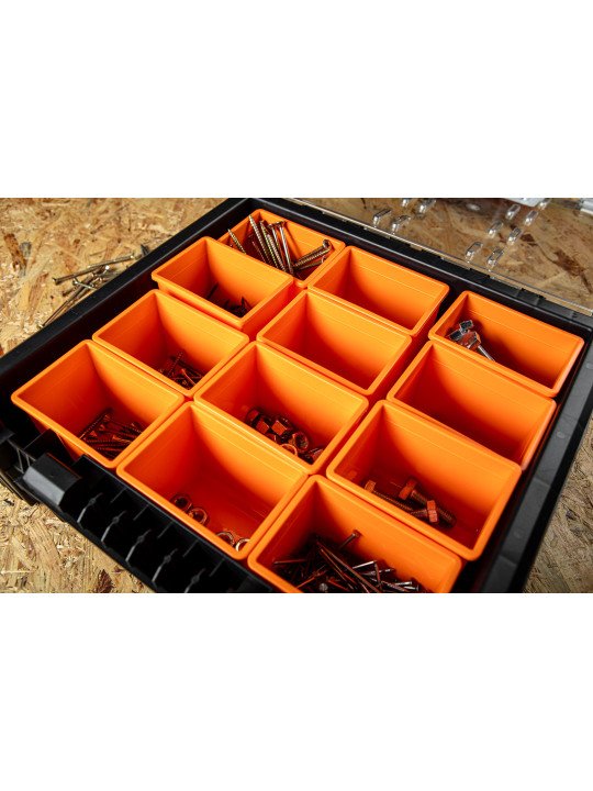 Organizatorius su kibirais 40 x 40 x 12 cm