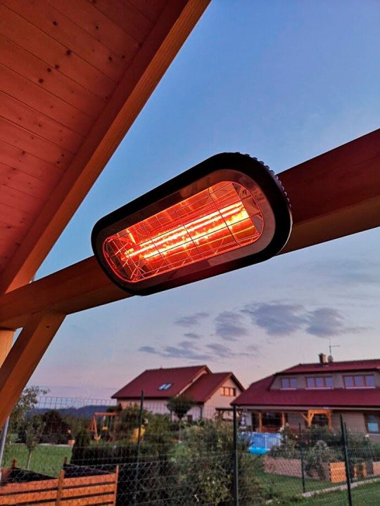 Infraraudonųjų spindulių šildytuvas 2000W, IP65
