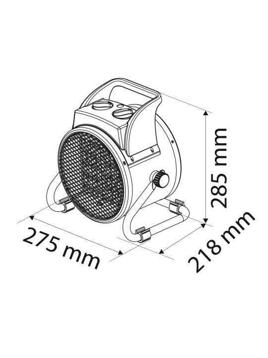 PTC elektrinis šildytuvas, 3kW