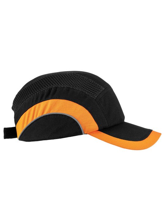 Smakro dangtelis su pastiprinimu, juoda ir oranžinė, CE