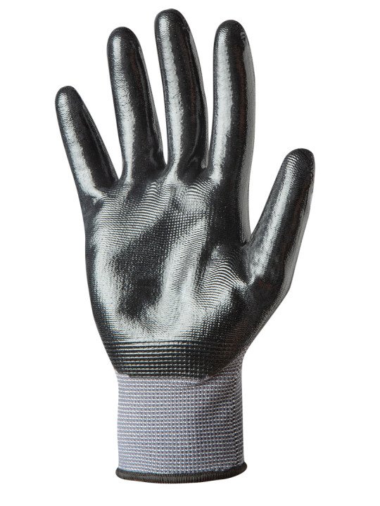 Pirštinės darbinės, nitrile coated nylon, 4131X, dydis 9