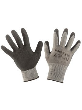 Pirštinės darbinės, latex coated nylon(foam), 3141X, dydis 10 (97-617-10) - Neo darbo pirštinės suteikia jūsų rankų apsaugą nuo nešvarumų, įbrėžimų ir kenksmingų sąlygų darbo metu.