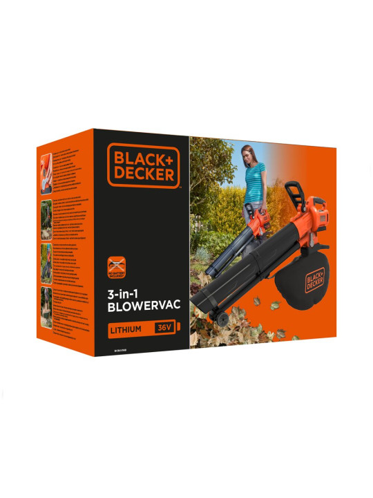 36 V pūstuvas-siurblys be priedų, BCBLV36B-XJ, (be akumuliatoriaus ir pakrovėjo), Black&Decker