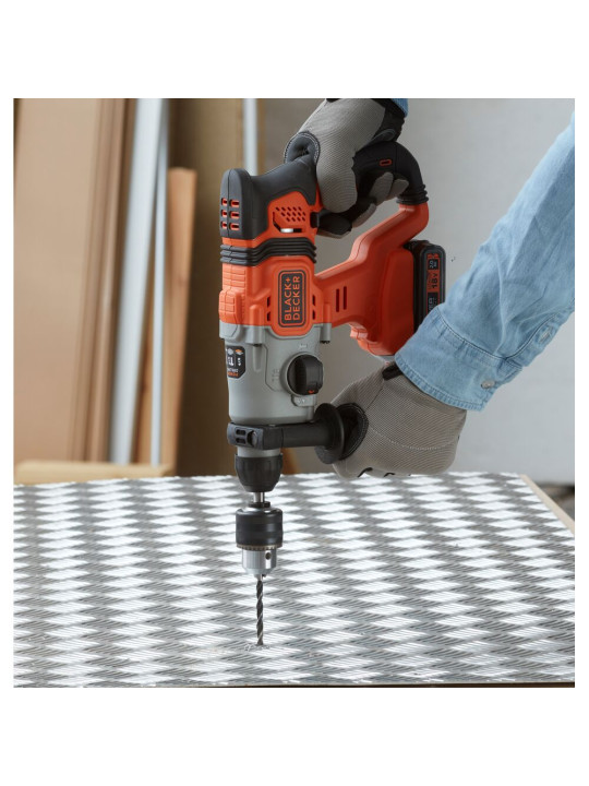 Perforatorius akumuliatorinis, 18V BCD900B-XJ, (be akumuliatoriaus ir pakrovėjo), Black&Decker