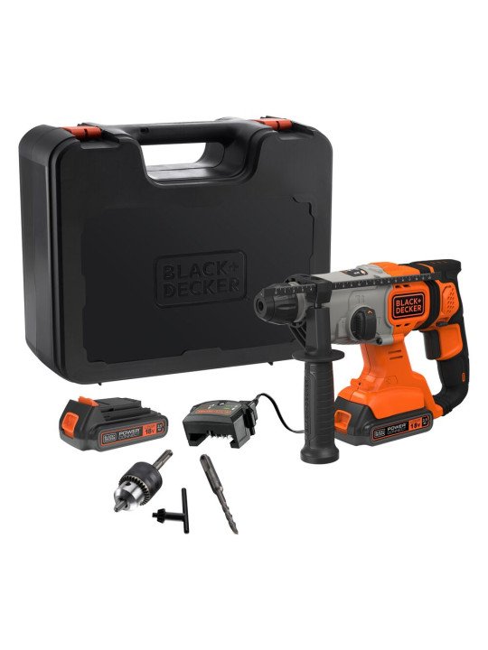 Gręžtuvas akumuliatorinis, 18V BCD900E2K-QW, 2 X 2,5 AH, Black&Decker