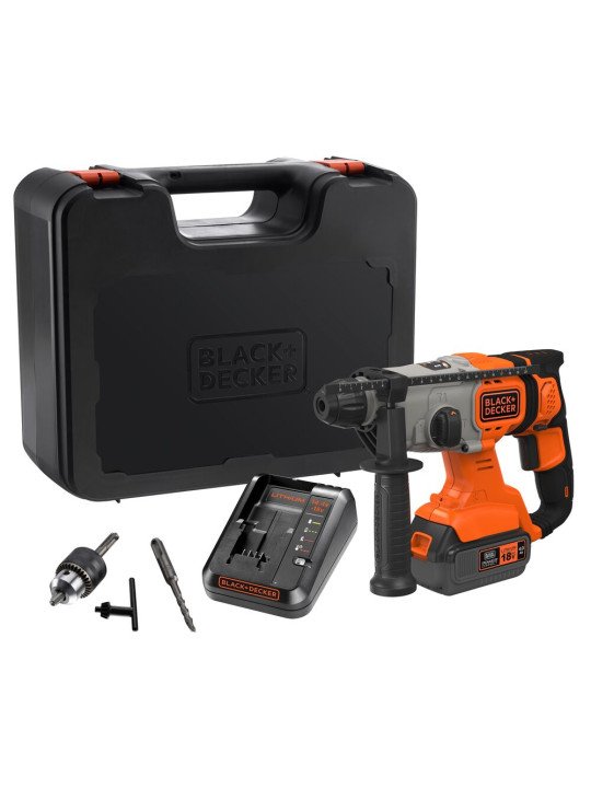 Gręžtuvas akumuliatorinis, 18V BCD900M1K-QW, 1 X 4 AH, Black&Decker