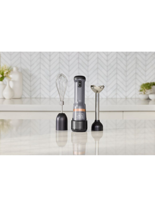 Blenderis ir putų plakiklis Elektrinis BCKM1012KG-QW Pilkas Black&Decker