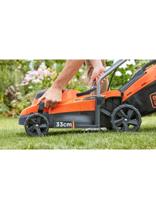 33 cm 2x18 V belaidė vejapjovė 2,5 Ah, BCMW3318L2-QW, 2 X 2,5AH, Black&Decker