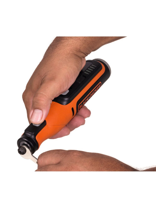 Akumuliatorinis Rankinis frezeris, 7.2V BCRT8IK-XJ, Integruotas Akumuliatorius 1,5 AH, Black&Decker