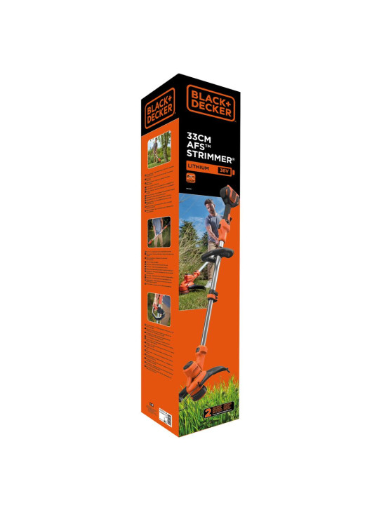 36 V 33 cm trimeris AFS, BCSTA536B-XJ, (be akumuliatoriaus ir pakrovėjo), Black&Decker