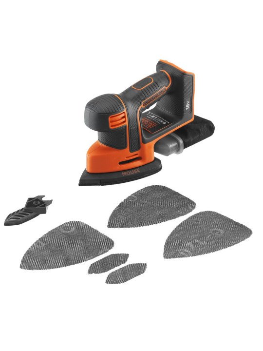 Vibracinis Šlifuoklis, 18V BDCDS18N-XJ, (be akumuliatoriaus ir pakrovėjo), Black&Decker