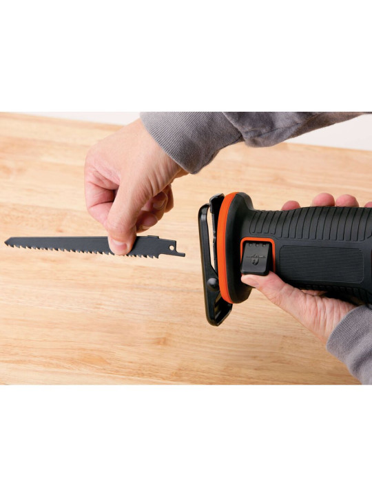 Tiesinis Pjūklas akumuliatorinis, 18V BDCR18N-XJ, (be akumuliatoriaus ir pakrovėjo), Black&Decker