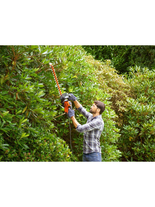 Gyvatvorių žirklės 550 W 60 cm HT 25 mm dantų tarpas pjūklo diskas, BEHTS451-QS, Black&Decker