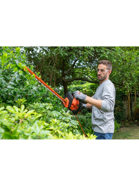 Gyvatvorių žirklės 650 W „Twist HT“ 60 cm 25 mm tarpas, BEHTS551-QS, Black&Decker