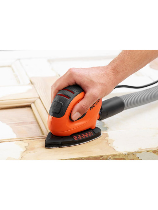 Vibracinis Šlifuoklis, 55 W MOUSE šlifuoklis su rinkiniu BEW230K-QS, Black&Decker