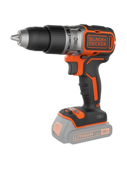 Gręžtuvas akumuliatorinis, 18V BL188N-XJ, (be akumuliatoriaus ir pakrovėjo), Black&Decker