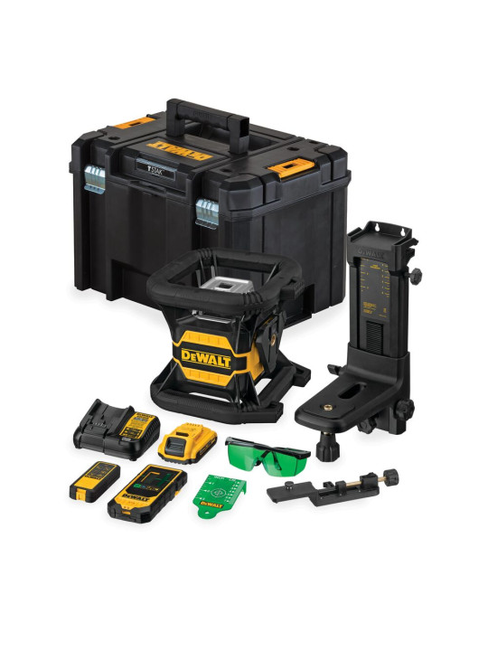 Rotacinis lazerinis nivelyras žalias lazeris DCE080D1GS-QW DeWALT