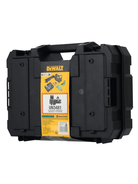 Lazerinis nivelyras (žalias) 12V 2x360 spinduliai (komplekte 2AH baterija) DCE0811D1G-QW DeWALT
