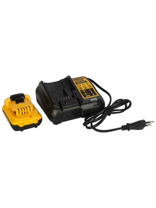 Lazerinis nivelyras (žalias) 12V 3x360 spinduliai (komplekte 2AH baterija) DCE089D1G-QW DeWALT