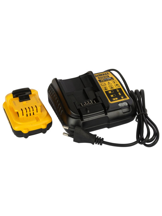 Lazerinis nivelyras (raudonas) 12V  3x360 spinduliai (komplekte 2AH baterija) DCE089D1R-QW DeWALT