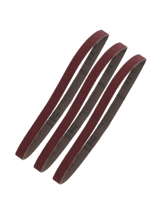 Šlifavimo juostos 13x457mm 40 80 120G 10vnt