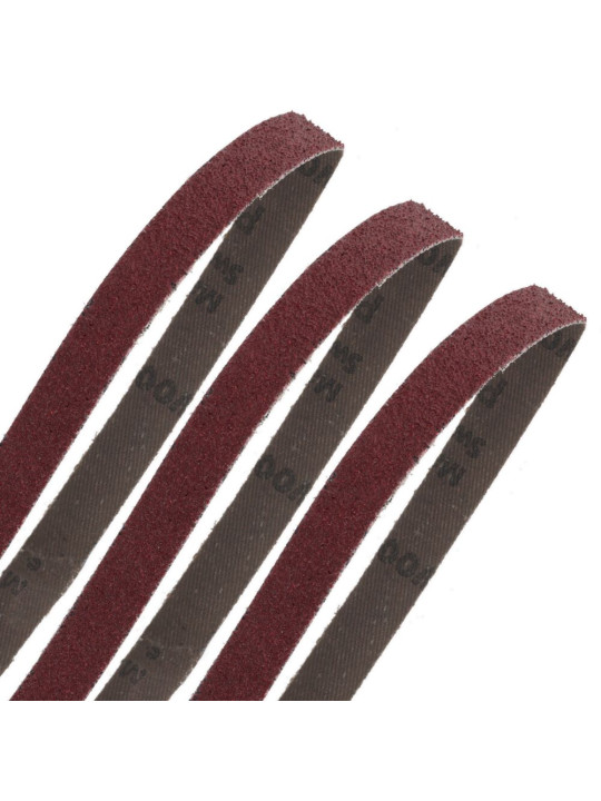 Šlifavimo juostos 13x457mm 40 80 120G 10vnt