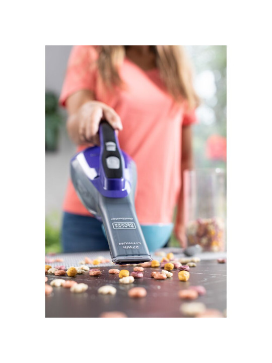 Rankinis dulkių siurblys 10.8V DVA325JP07-QW Integruotas Akumuliatorius 2,5 AH Black&Decker
