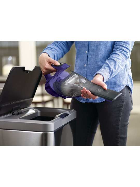 Rankinis dulkių siurblys 10.8V DVA325JP07-QW Integruotas Akumuliatorius 2,5 AH Black&Decker