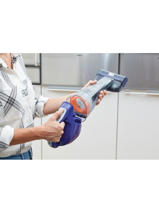 Rankinis dulkių siurblys 10.8V DVB315JP-QW Integruotas Akumuliatorius 1,5 AH Black&Decker